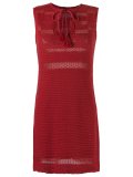v neck knit dress