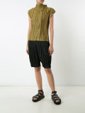 pleated shorts