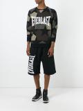 camouflage print sweatshirt