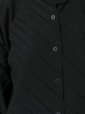 ribbed knitted coat