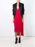 asymmetric slip dress
