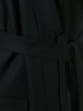 mid-length belted coat