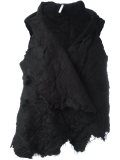 raw edge waistcoat