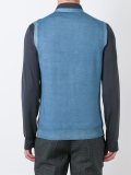 button down knitted waistcoat
