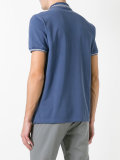 striped trim polo shirt 