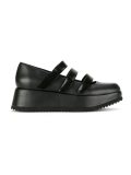 leather platform pumps