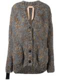 embellished sleeve cardigan