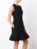 peplum hem dress