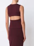 cut-out back tank top