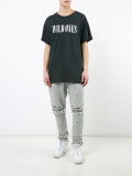 ripped tapered sweatpants