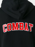 sleeveless zipped hoodie