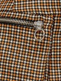 houndstooth wrap dress 