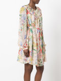 floral print longsleeved dress