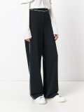 wide-legged trousers