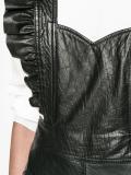 short ruffled overall