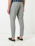 drop-crotch crop trousers