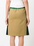 drawstring side pleat skirt