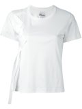 pleated ribbon T-shirt 