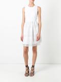 sleeveless flared dress