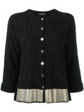floral pattern fitted jacket