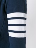 contrast stripe hoodie