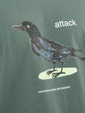 bird print T-shirt 