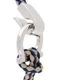 bi-colour double wrap Gancini bracelet