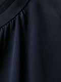 drawstring neck detail blouse