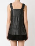 leather blouse