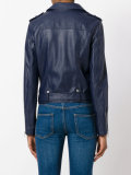 zip up biker jacket 