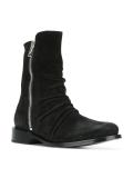 zipped boots