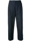 tailored cropped trousers