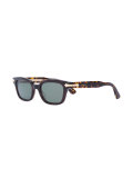 Western accent rectangular sunglasses