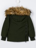fur hooded jacket