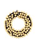 oversized pearls motif necklace