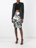 printed pencil skirt 