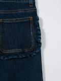 speech bubble logo patch jeans
