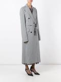 long double breasted robe coat