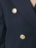 structured shoulder military coat
