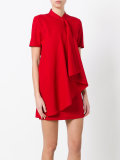 flared trim dress