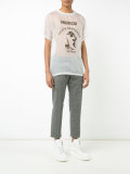 'mirror' print sheer T-shirt