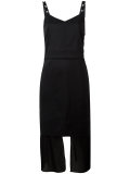 under panel pleated dress