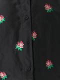 floral jacquard shirt