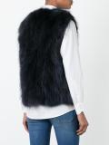 fur vest