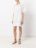 frill placket dress