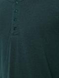 buttoned collar sweatshirt