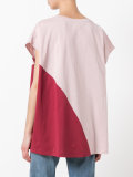 colour block T-shirt 