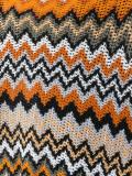 zig-zag knit poncho