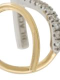 'Bela Blanc' twirl diamond earring