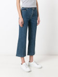 flared cropped jeans